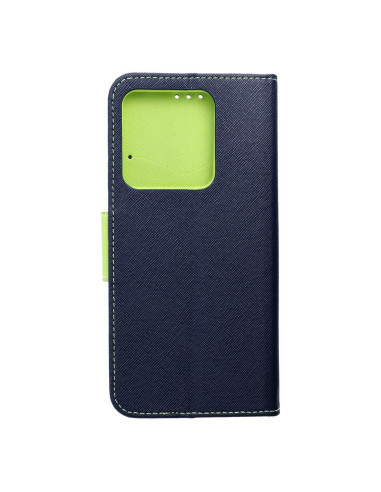 Etui pour XIAOMI Redmi NOTE 13 5G bleu marine / vert lime