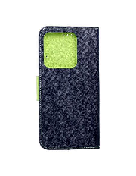 Etui pour XIAOMI Redmi NOTE 13 5G bleu marine / vert lime