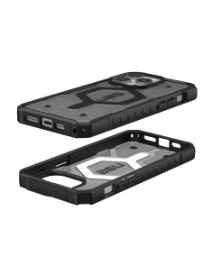 ( UAG ) Urban Armor Gear Pathfinder compatible with Magsafe for IPHONE 15 PRO MAX ash 2