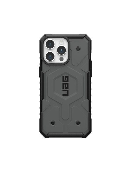 ( UAG ) Urban Armor Gear Pathfinder compatible with Magsafe for IPHONE 15 PRO MAX silver