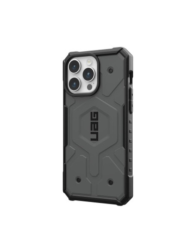 ( UAG ) Urban Armor Gear Pathfinder compatible with Magsafe for IPHONE 15 PRO MAX silver