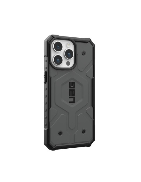 ( UAG ) Urban Armor Gear Pathfinder compatible with Magsafe for IPHONE 15 PRO MAX silver