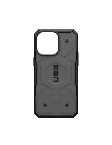 ( UAG ) Urban Armor Gear Pathfinder compatible with Magsafe for IPHONE 15 PRO MAX silver