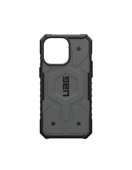 ( UAG ) Urban Armor Gear Pathfinder compatible with Magsafe for IPHONE 15 PRO MAX silver