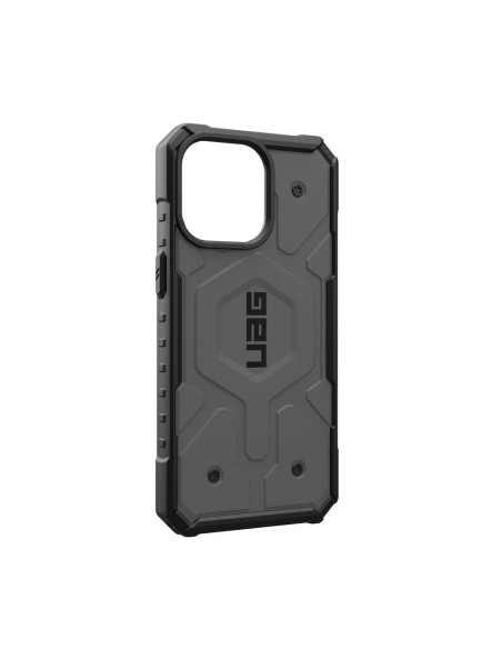 ( UAG ) Urban Armor Gear Pathfinder compatible with Magsafe for IPHONE 15 PRO MAX silver