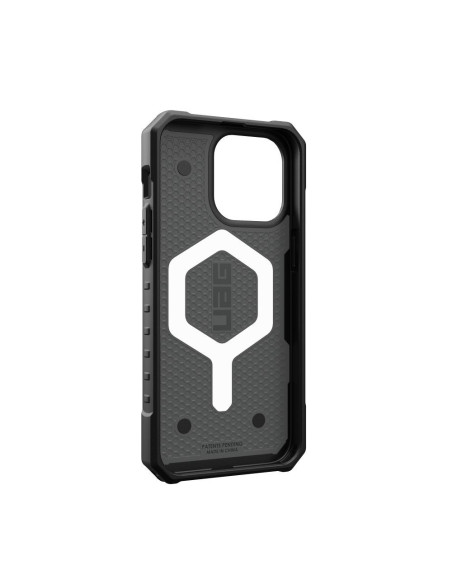 ( UAG ) Urban Armor Gear Pathfinder compatible with Magsafe for IPHONE 15 PRO MAX silver