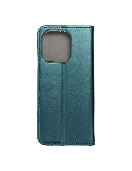 Etui Smart Magneto pour XIAOMI REDMI NOTE 13 4G vert foncé