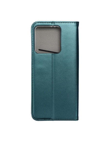Etui Smart Magneto pour XIAOMI REDMI NOTE 13 5G vert foncé
