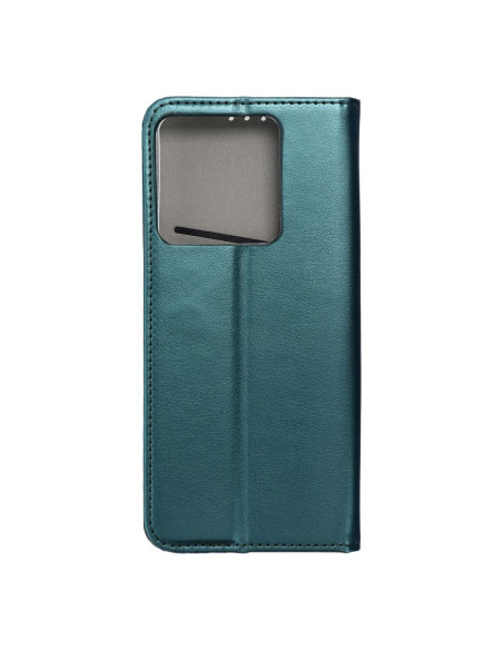 Etui Smart Magneto pour XIAOMI REDMI NOTE 13 PRO 5G vert foncé