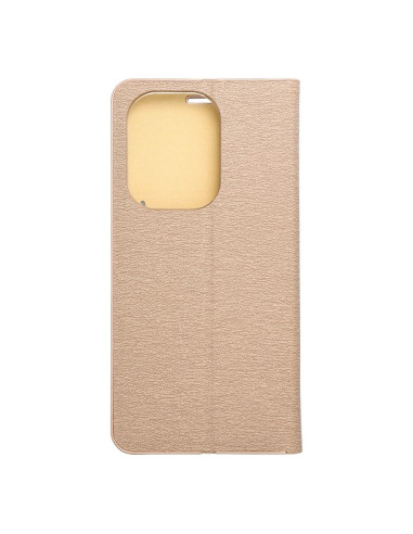 Etui Luna Book pour XIAOMI Redmi NOTE 13 PRO 4G / POCO M6 Pro 4G or
