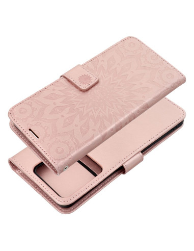 Etui MEZZO Book pour XIAOMI Redmi NOTE 13 PRO 5G mandala or-rose
