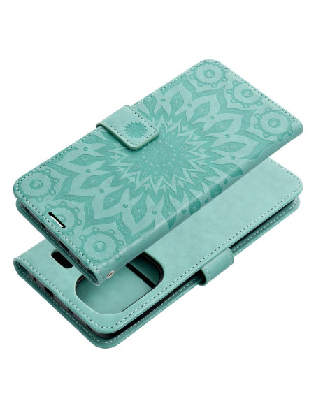 Etui MEZZO Book pour XIAOMI Redmi NOTE 13 PRO Plus 5G mandala vert