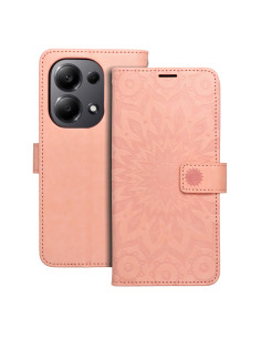MEZZO Etui pour XIAOMI Redmi NOTE 13 PRO 4G / POCO M6 Pro 4G mandala peach fuzz