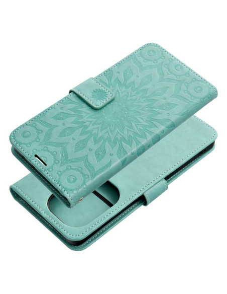 Etui MEZZO Book pour XIAOMI Redmi NOTE 13 PRO 4G / POCO M6 Pro 4G mandala vert
