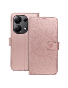 Etui MEZZO Book pour XIAOMI Redmi NOTE 13 PRO 4G / POCO M6 Pro 4G mandala or-rose 2