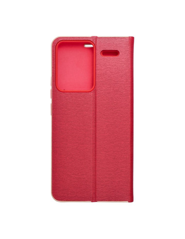 Etui Luna Book pour XIAOMI Redmi NOTE 13 PRO Plus 5G rouge
