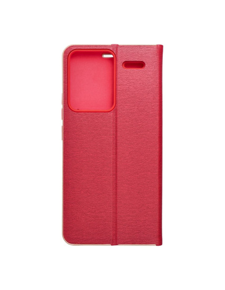Etui Luna Book pour XIAOMI Redmi NOTE 13 PRO Plus 5G rouge