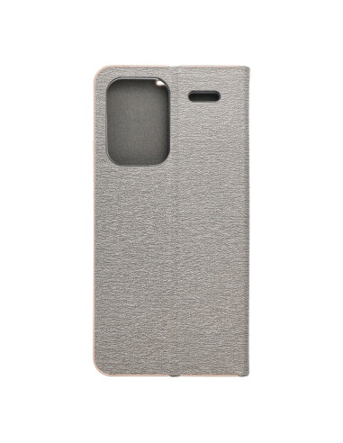 Etui Luna Book pour XIAOMI Redmi NOTE 13 PRO Plus 5G grey