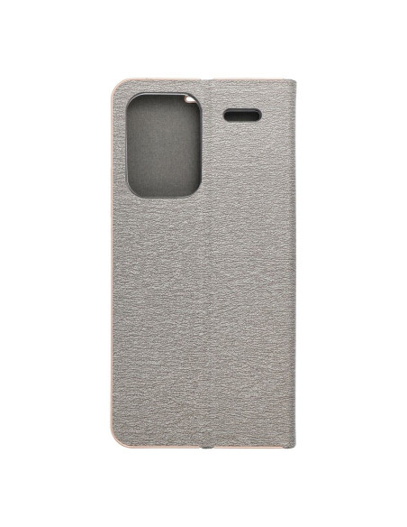 Etui Luna Book pour XIAOMI Redmi NOTE 13 PRO Plus 5G grey