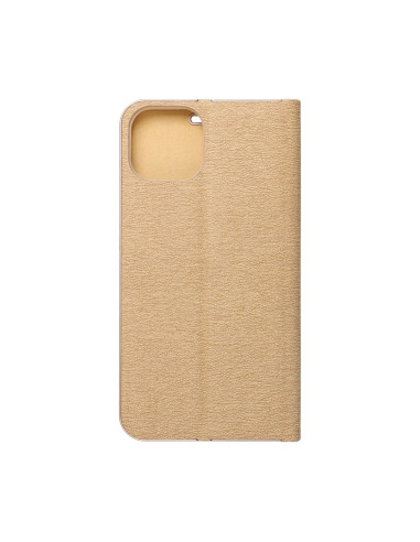 Etui Luna Book pour XIAOMI Redmi NOTE 13 PRO Plus 5G or