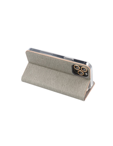Etui Luna Book pour XIAOMI Redmi NOTE 13 PRO 5G grey