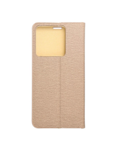 Etui Luna Book pour XIAOMI Redmi NOTE 13 PRO 5G or