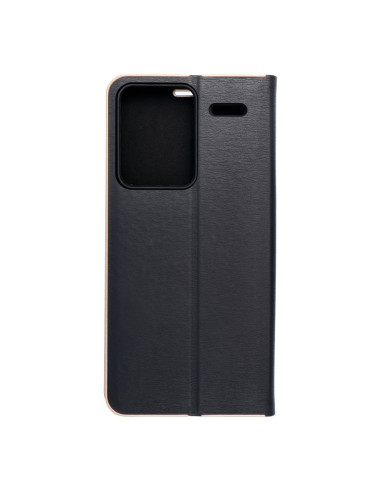 Etui Luna Book pour XIAOMI Redmi NOTE 13 PRO Plus 5G noir