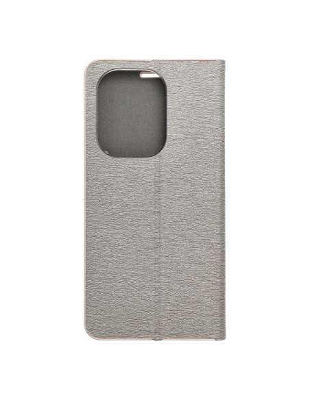 Etui Luna Book pour XIAOMI Redmi NOTE 13 PRO 4G / POCO M6 Pro 4G grey