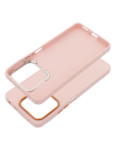 Coque FRAME pour XIAOMI Redmi Note 13 4G rose poudré