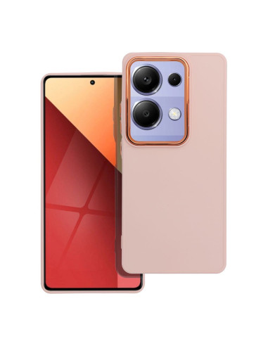 Coque FRAME pour XIAOMI Redmi Note 13 Pro 4G / POCO M6 Pro 4G rose poudré