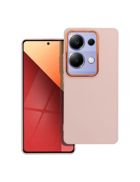 Coque FRAME pour XIAOMI Redmi Note 13 Pro 4G / POCO M6 Pro 4G rose poudré