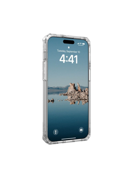 ( UAG ) Urban Armor Gear Plyo case compatible with Magsafe for IPHONE 15 PRO MAX ice silver