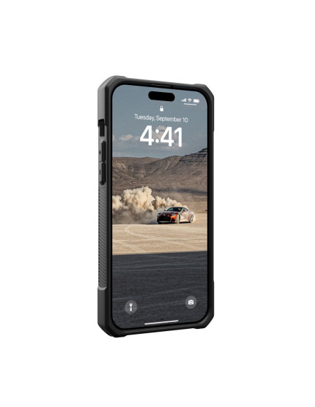 Coque (UAG) Urban Armor Gear Monarch pour IPHONE 15 PLUS kevlar noir