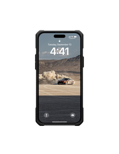 Coque (UAG) Urban Armor Gear Monarch pour IPHONE 15 PLUS kevlar noir