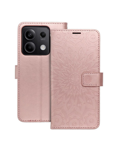Etui MEZZO Book pour XIAOMI Redmi NOTE 13 5G mandala or-rose