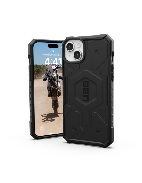 ( UAG ) Urban Armor Gear Pathfinder compatible with Magsafe for IPHONE 15 PLUS black