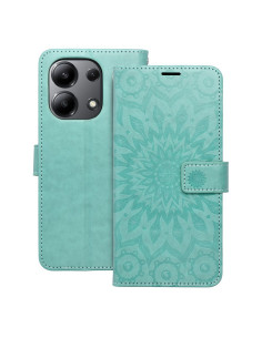 Etui MEZZO Book pour XIAOMI Redmi NOTE 13 4G mandala vert