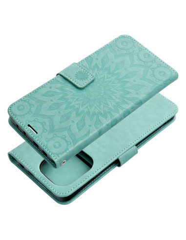Etui MEZZO Book pour XIAOMI Redmi NOTE 13 4G mandala vert
