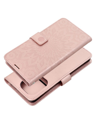Etui MEZZO Book pour XIAOMI Redmi NOTE 13 4G mandala or-rose