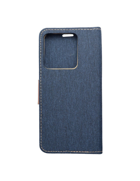 Etui Canvas pour XIAOMI Redmi NOTE 13 5G bleu marine