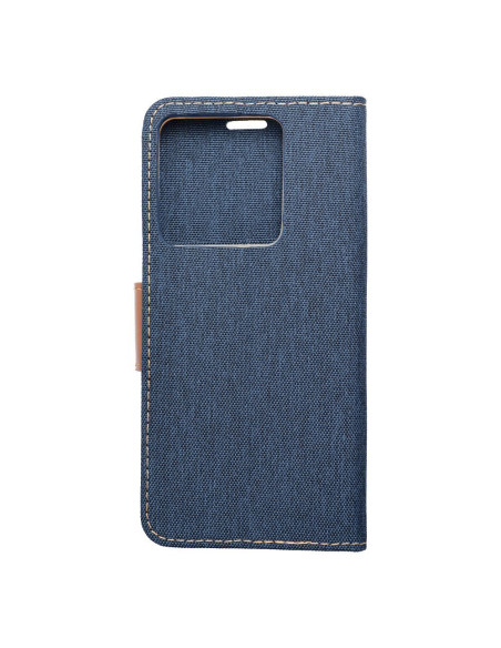 Etui Canvas pour XIAOMI Redmi NOTE 13 PRO 5G bleu marine