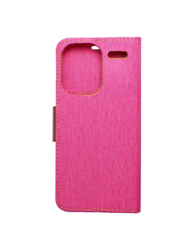Etui Canvas pour XIAOMI Redmi NOTE 13 PRO Plus 5G rose