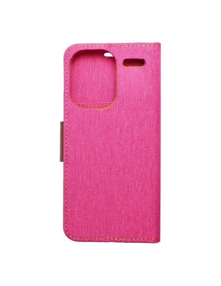 Etui Canvas pour XIAOMI Redmi NOTE 13 PRO Plus 5G rose