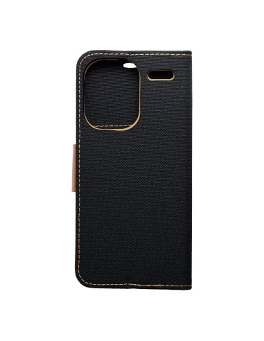 Etui Canvas pour XIAOMI Redmi NOTE 13 PRO Plus 5G noir
