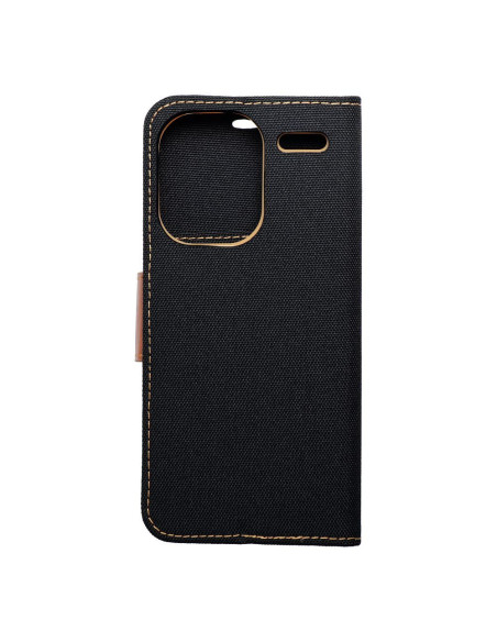 Etui Canvas pour XIAOMI Redmi NOTE 13 PRO Plus 5G noir