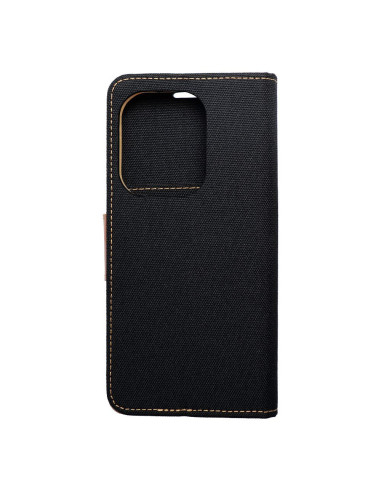 Etui Canvas pour XIAOMI Redmi NOTE 13 PRO 4G / POCO M6 Pro 4G noir
