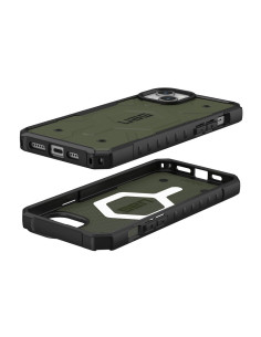Coque ( UAG ) Urban Armor Gear Pathfinder compatible avec Magsafe pour IPHONE 15 PLUS olive 2