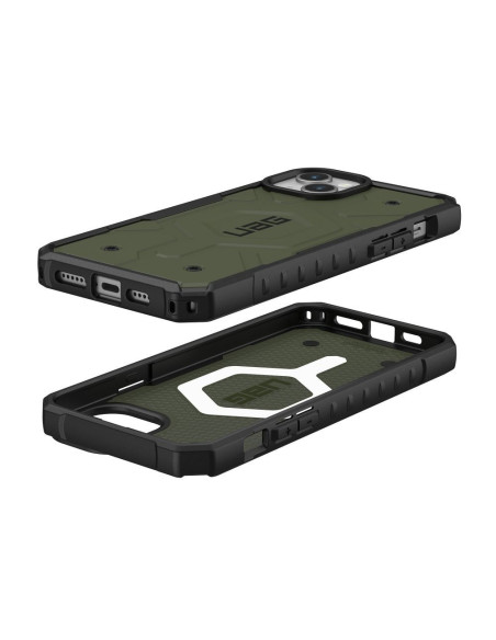 Coque ( UAG ) Urban Armor Gear Pathfinder compatible avec Magsafe pour IPHONE 15 PLUS olive