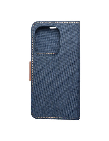 Etui Canvas pour XIAOMI Redmi NOTE 13 PRO 4G / POCO M6 Pro 4G bleu marine