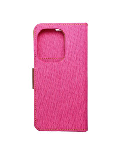 Etui Canvas pour XIAOMI Redmi NOTE 13 PRO 4G / POCO M6 Pro 4G rose 2